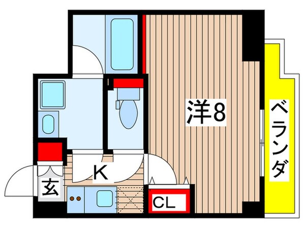 ALTERNA菊川Ⅱの物件間取画像